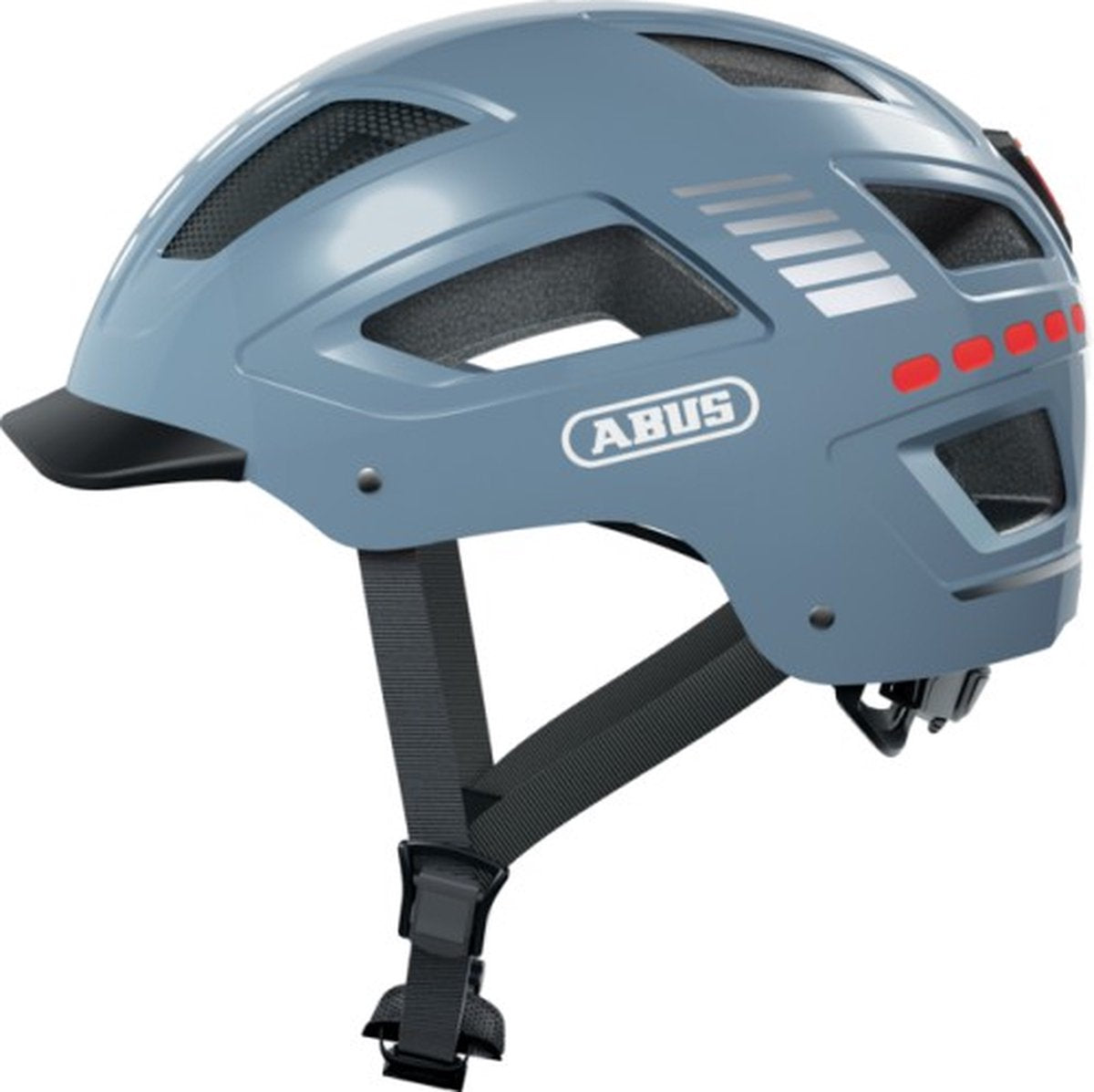 Abus helm hyban 2.0 led signaal gletsjer xl 58-63cm