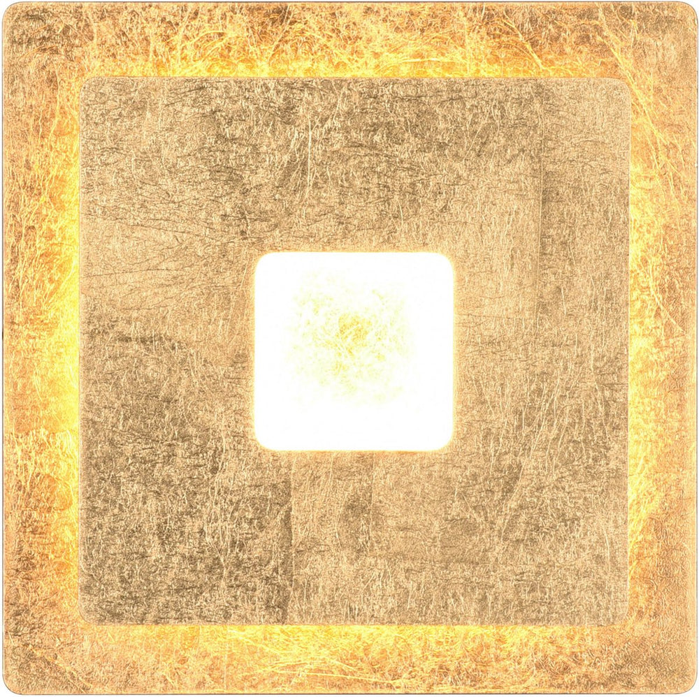 Trio leano - wandlamp - goud - incl. 1x smd 6 w -
