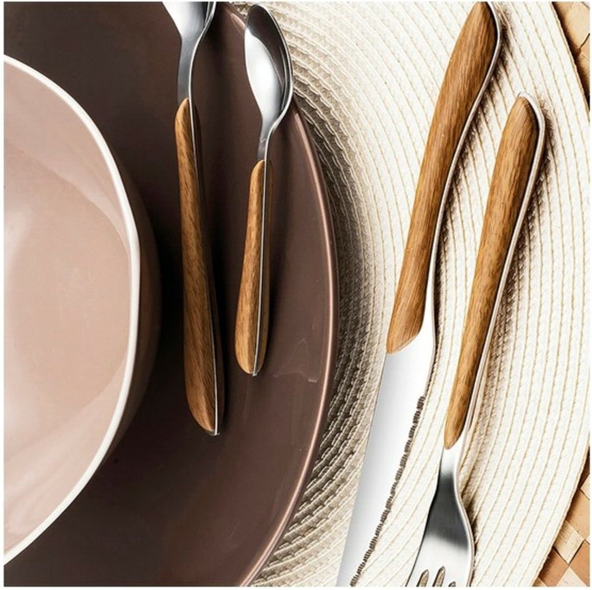 Amefa retail amefa eclat bestekset - naturel - rvs - 24-delig