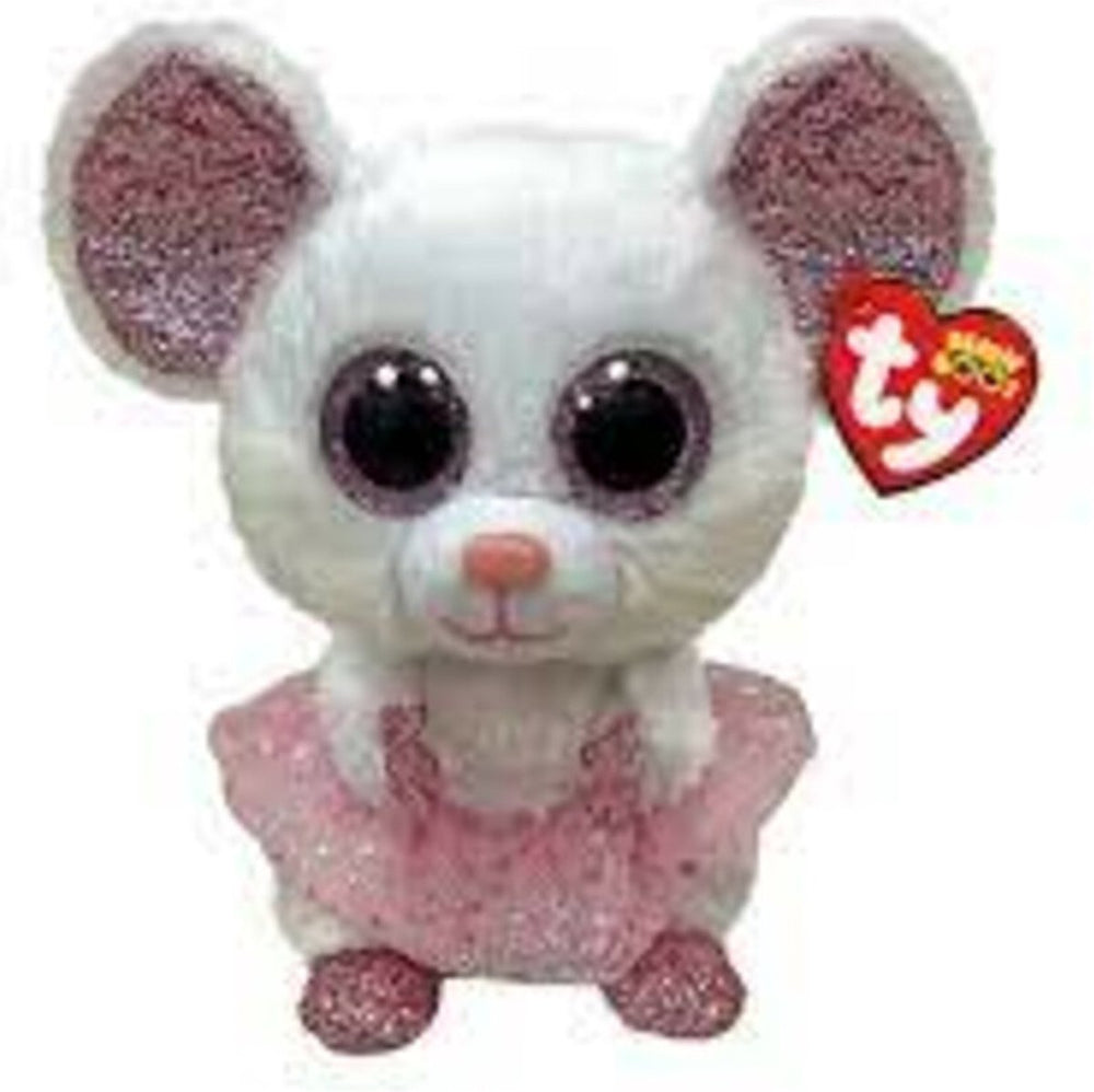 Ty beanie buddy nina muis, 24 cm