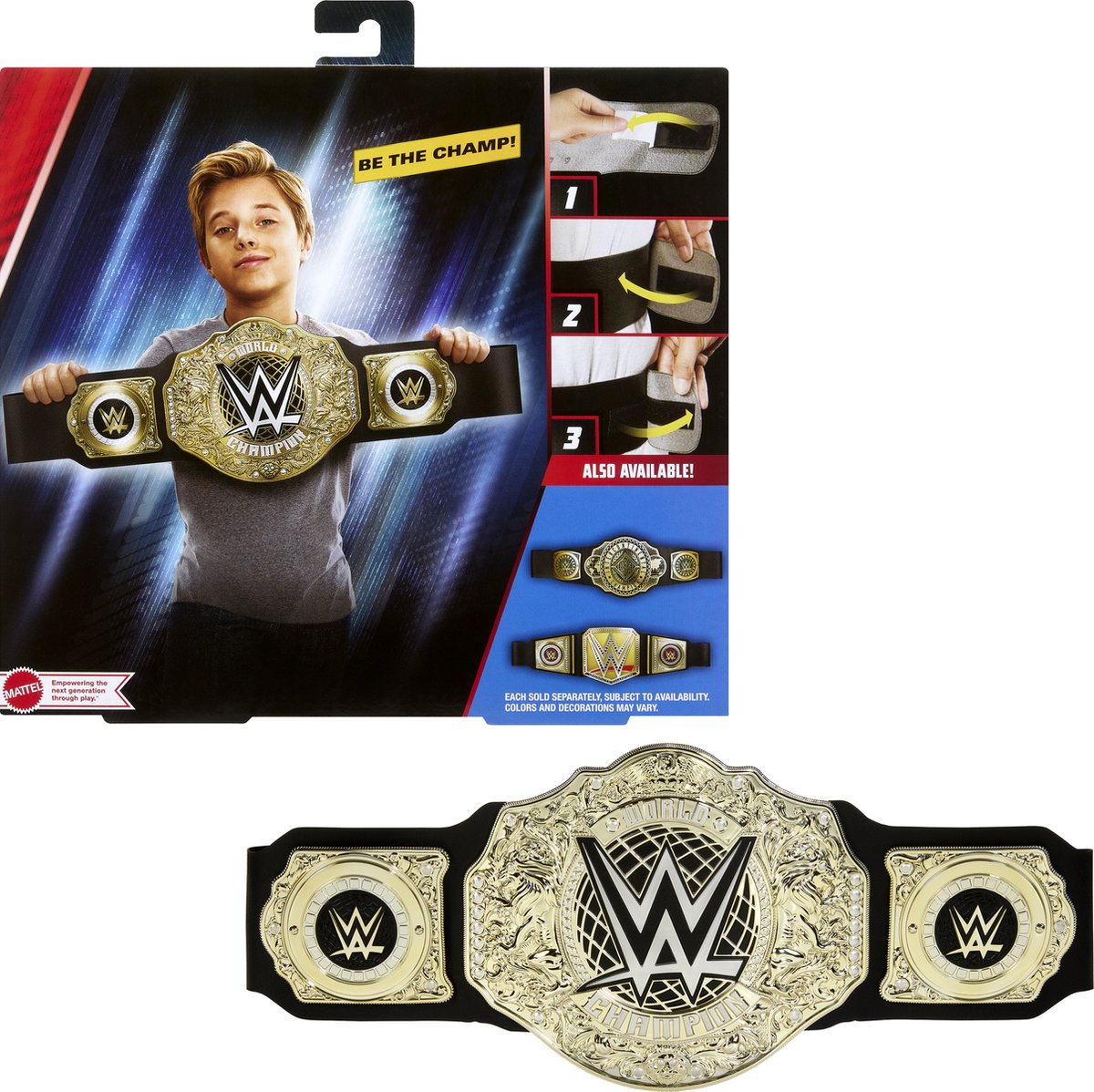 Mattel wwe kampioensgordel speelgoed - world heavyweight championship