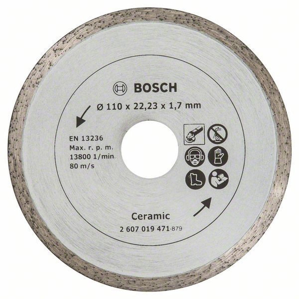 Bosch diamantschijf 110mm - tegels