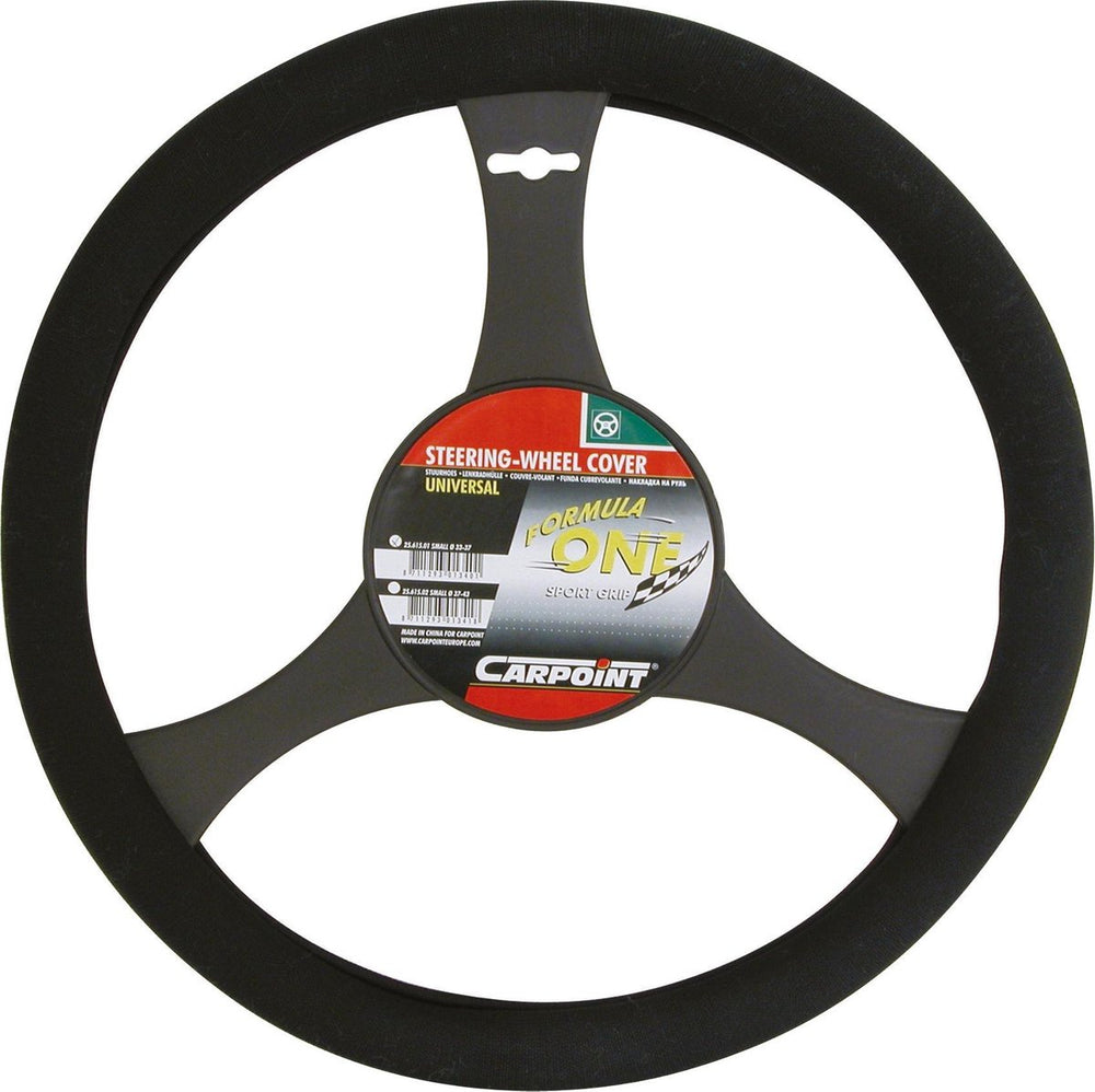 Carpoint stuurhoes auto - zwart - voor sturen met een diameter van 38 cm