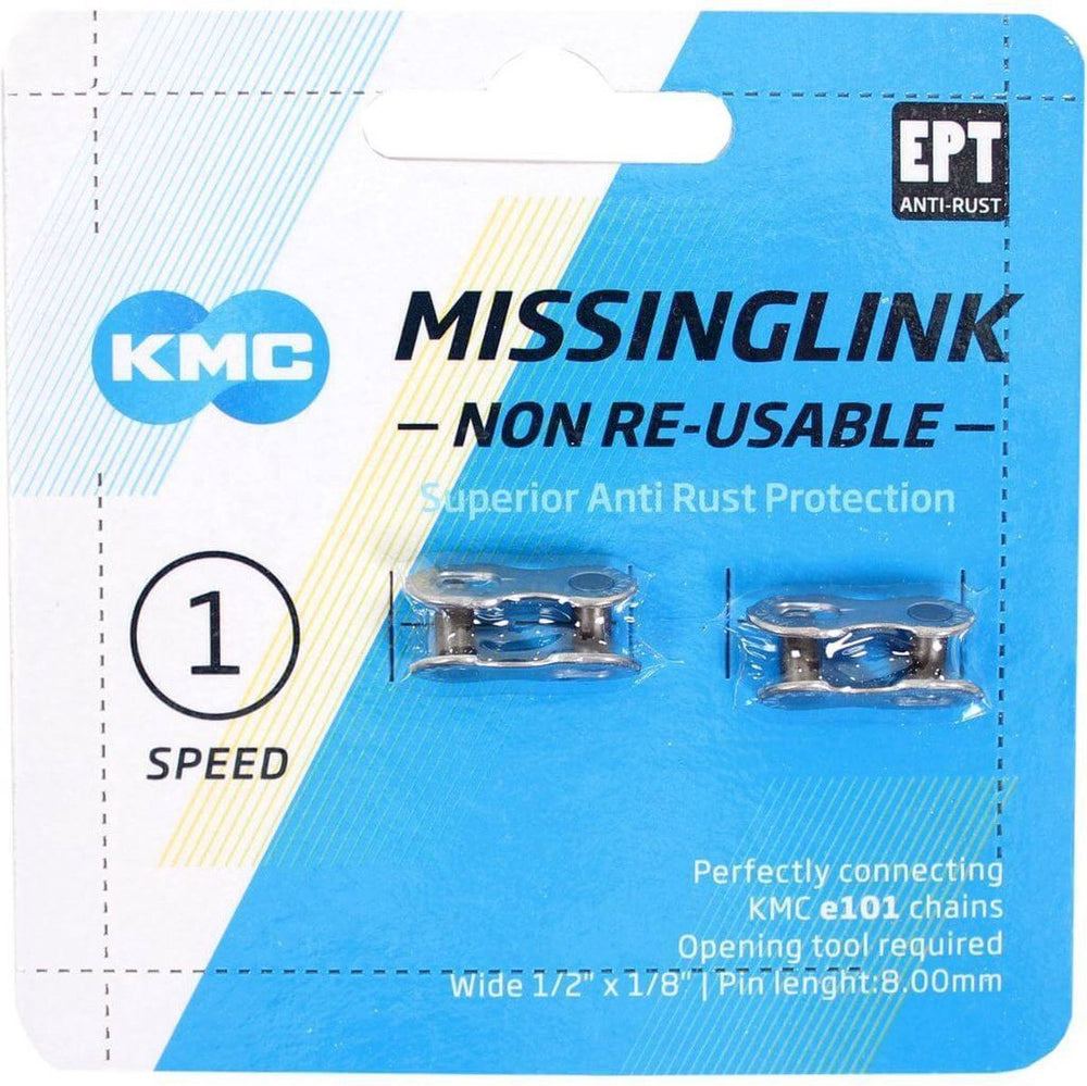 KMC Maillon de connexion MissingLink e101NR EPT argent simple v(2)