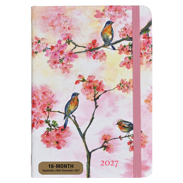 Comello agenda - 2027 - compact - 16 maanden - kersenbloesem - 12,7x17,8cm