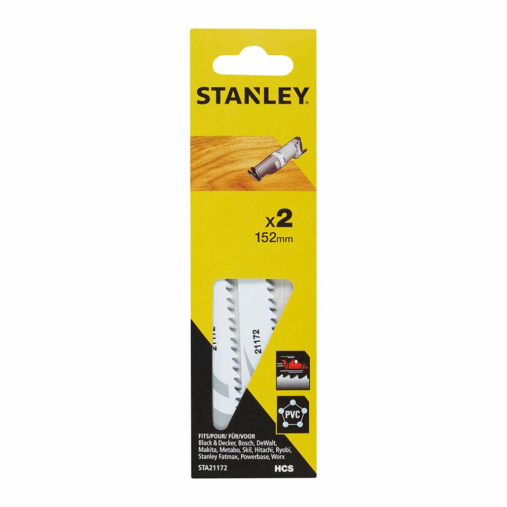 Stanley recipro zaagbladen 152mm hout kunststof