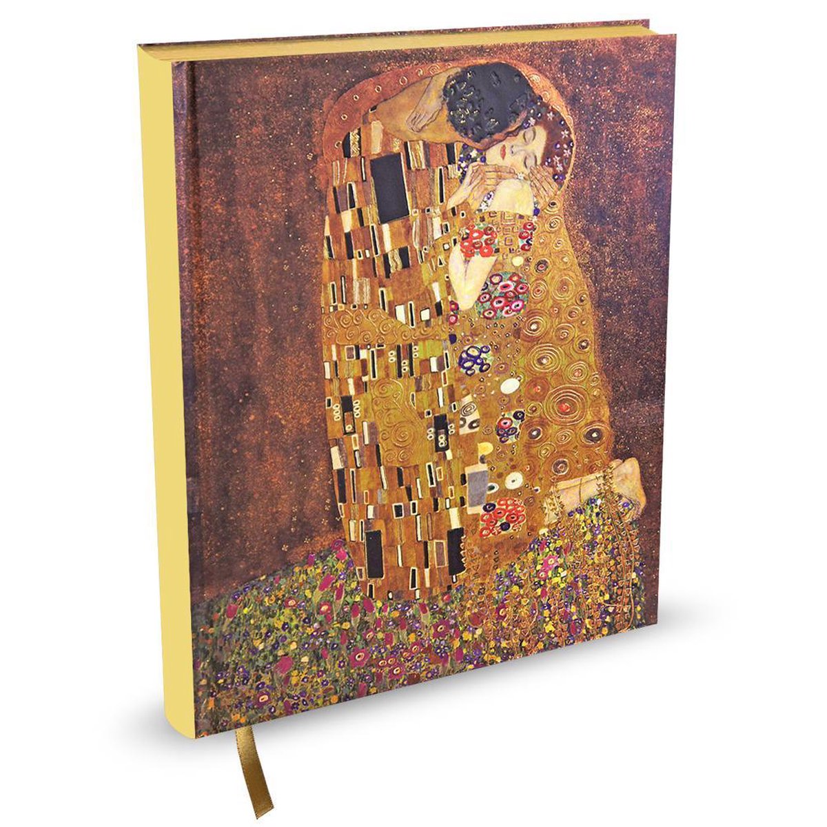 Peter pauper oversize notitieboek - the kiss - met leeslint - 18x23 cm