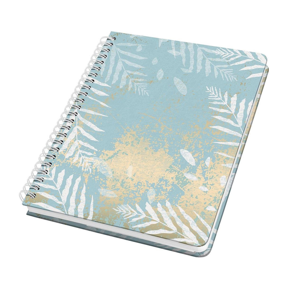 Sigel - spiraal notitieboek - jolie - a5 - hardcover - 120 pagina's - dots - 100 grams papier - heavenly leaves - si-jn614