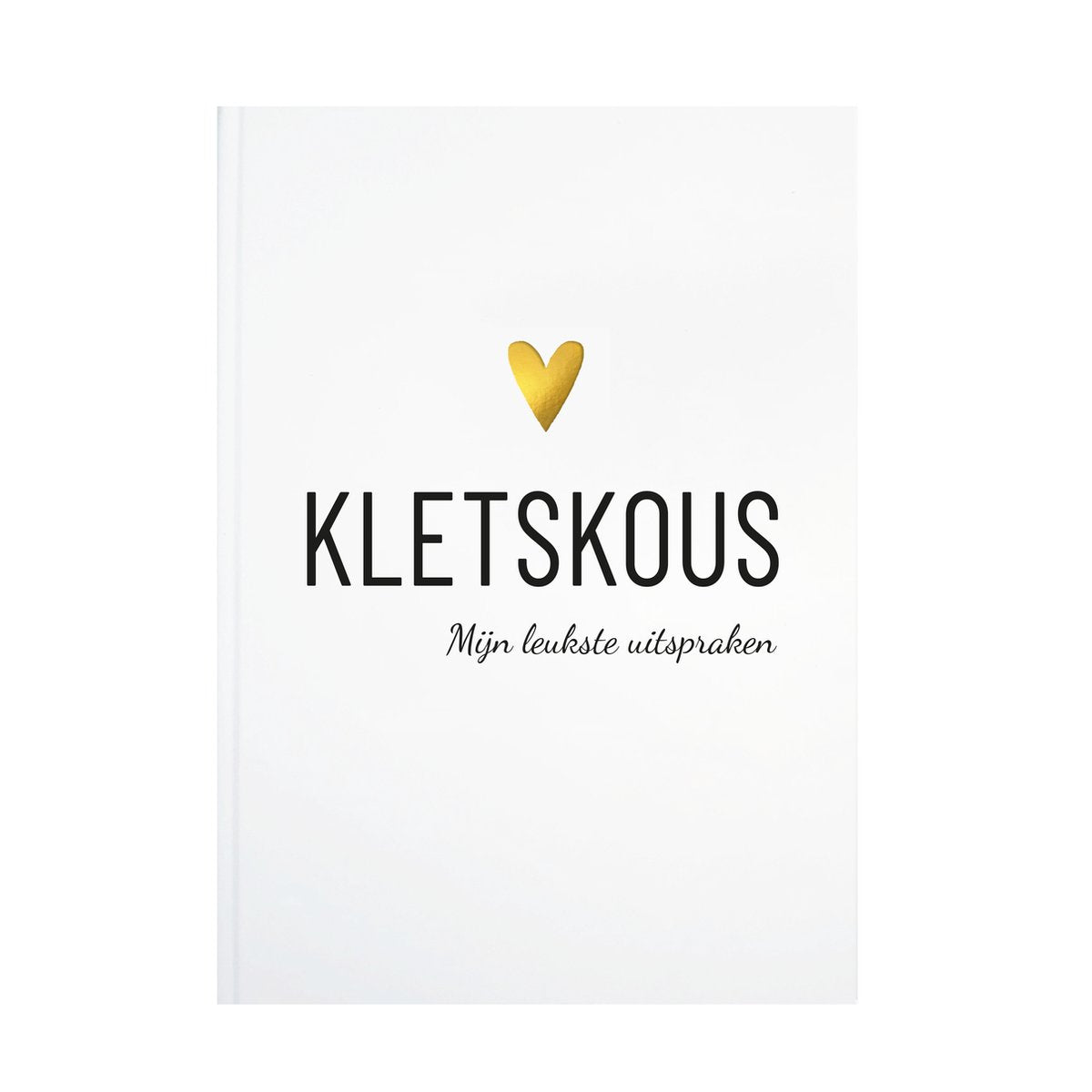 Lifestyle2love kletskous uitsprakenboekje - invulboek voor leukste uitspraken van je kind - cadeau tip -