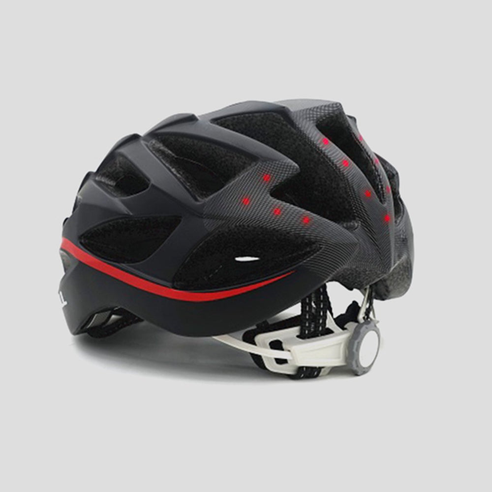 Livall bh62 neo black red large - (smart) fietshelm - sos functie - led richtingaanwijzer - smart verlichting