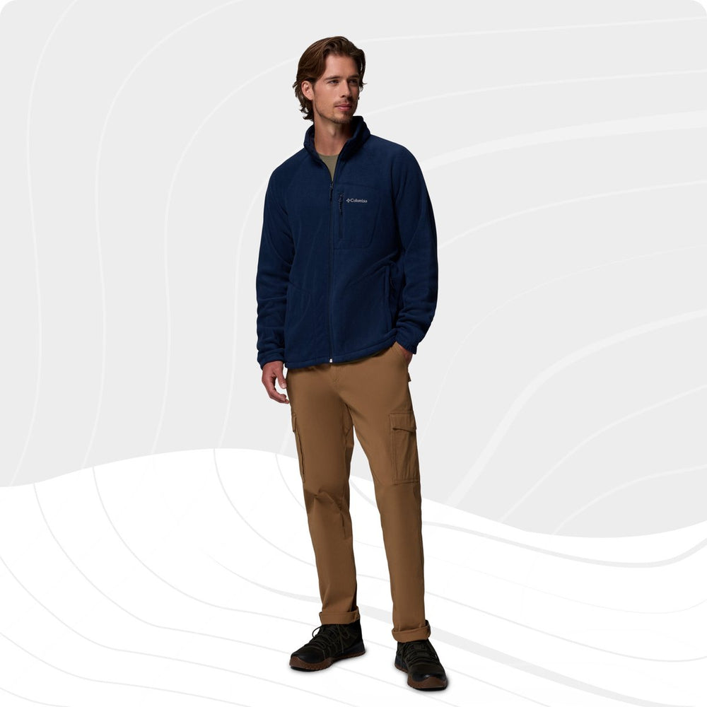 Columbia fast trek™ ii full zip fleece trui - fleecetrui met volledige ritssluiting - fleece jas heren - blauw - maat xxl