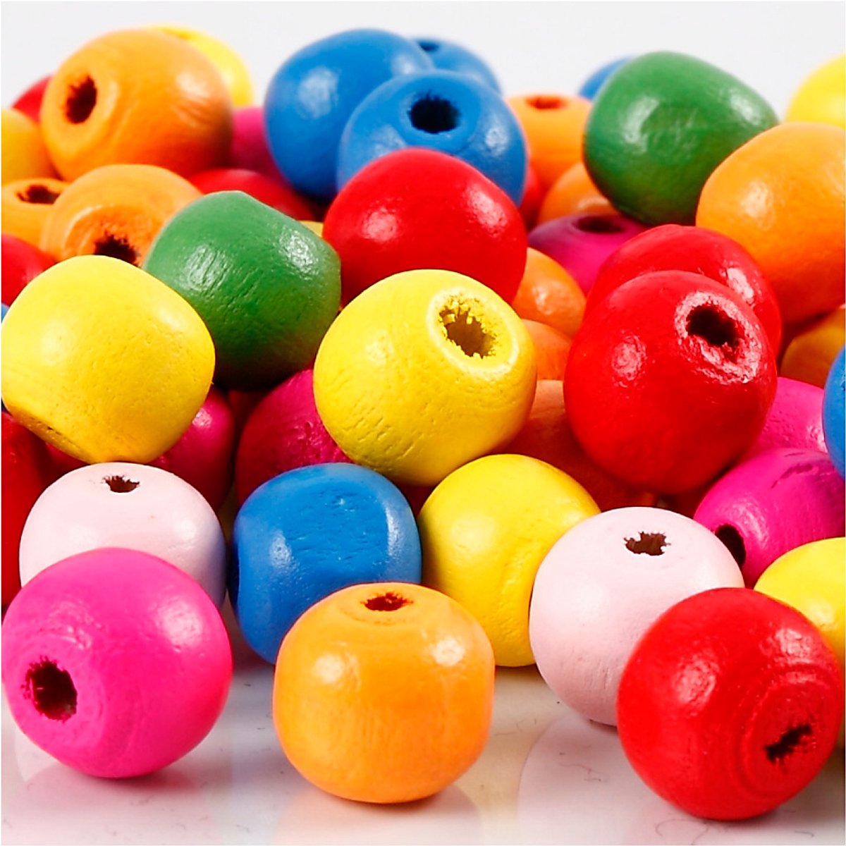 Creativ Company CC wooden beads 10 mm multimix 70 pieces