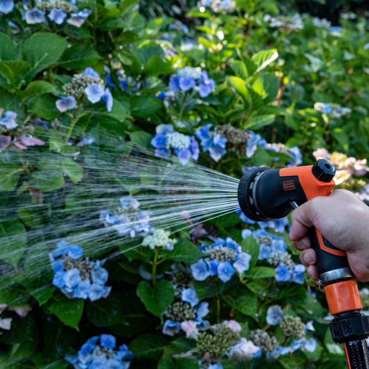 Black+decker sproeikop - 10 standen - universeel - zwart oranje