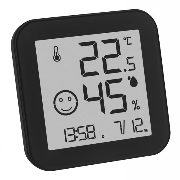 Tfa dostmann black white 30.5054.01 thermo- en hygrometer zwart