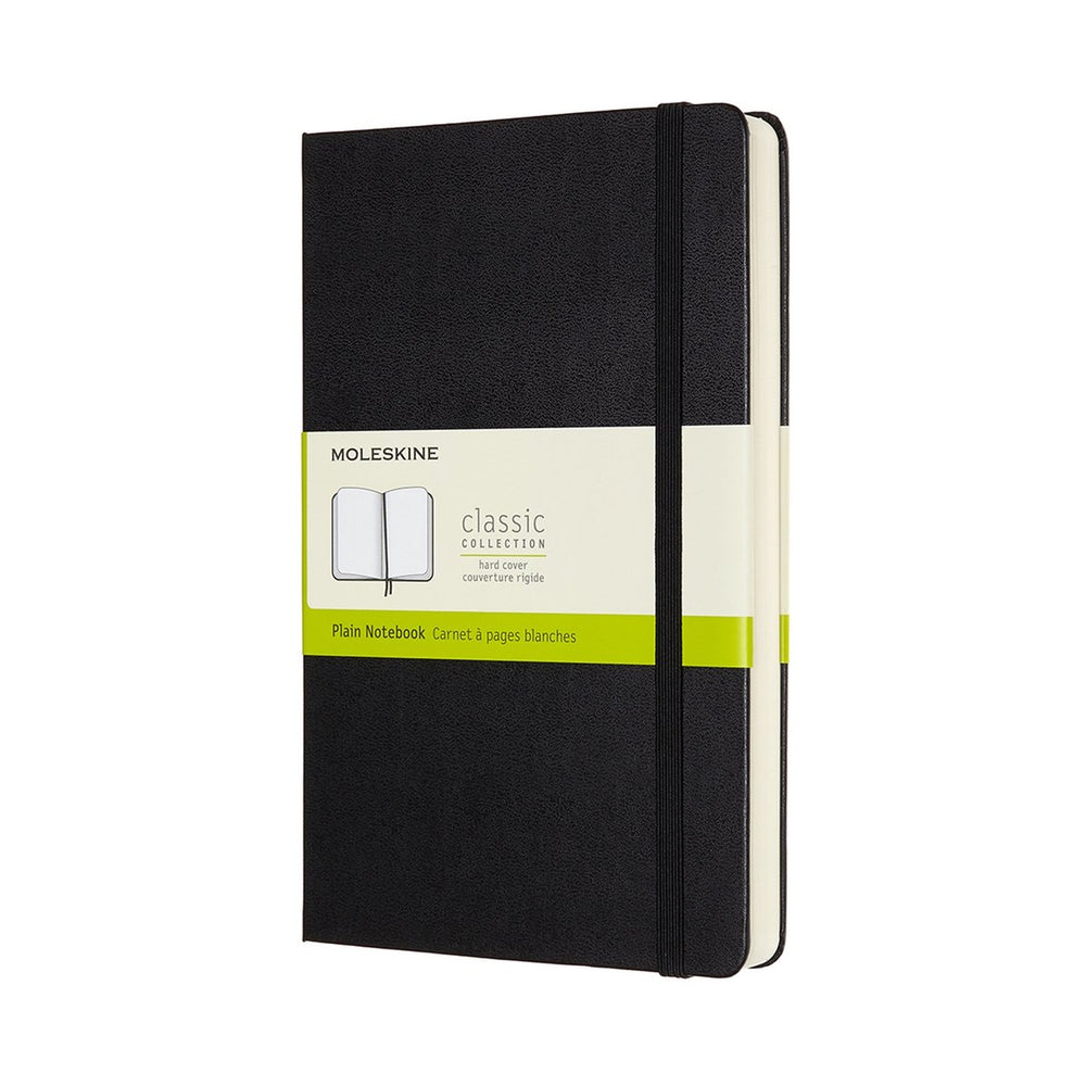 Moleskine classic notitieboek - expanded - large - hardcover - blanco - zwart