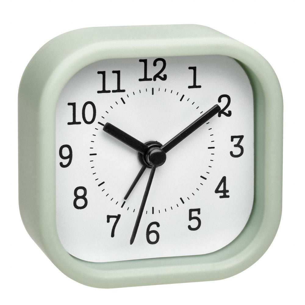 Tfa dostmann tfa wekker reiswekker - alarmklok - mintgroen - 5 cm - kunststof