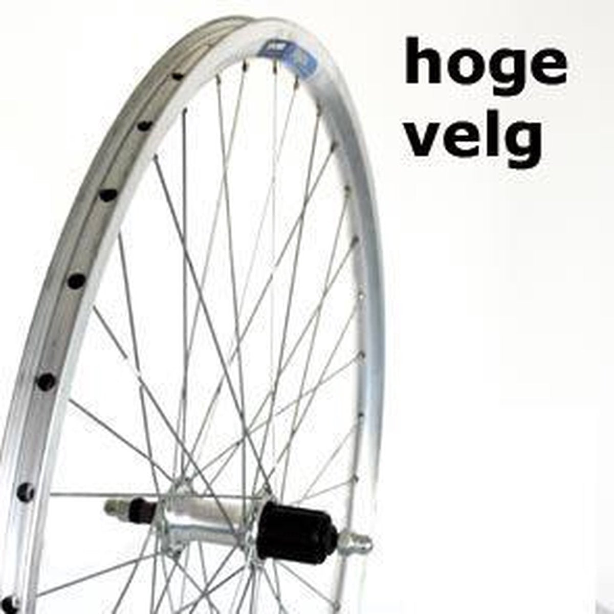 Roland Achterwiel 28 grote cass 8v Alu V-profiel zilver