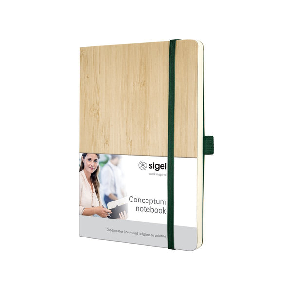 Sigel notitieboek conceptum nature edition bamboo a5 softcover 194 pagina's 80 grams