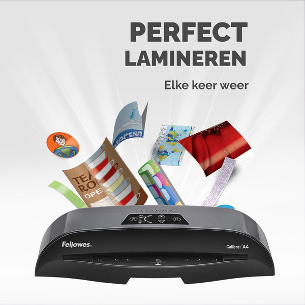 Fellowes lamineerapparaat calibre a4 11x45x145m zwart