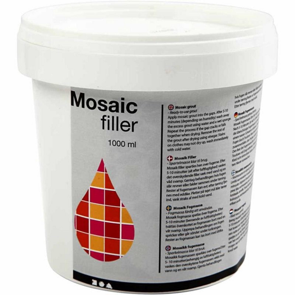 Creativ company mozaiekvoeg - 1000ml