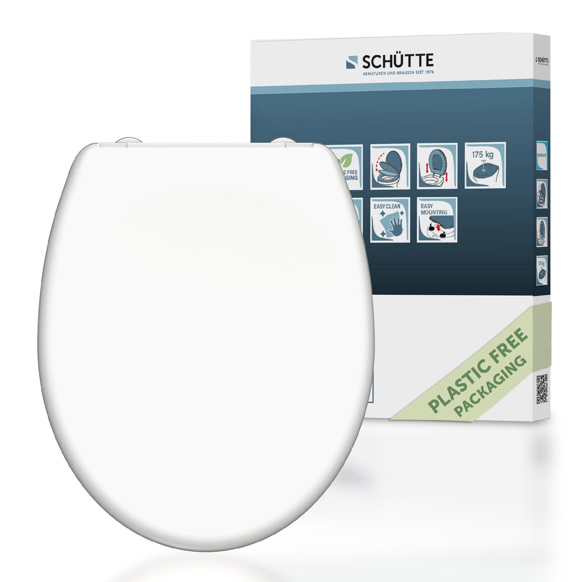 Schütte toiletbril wit duroplast