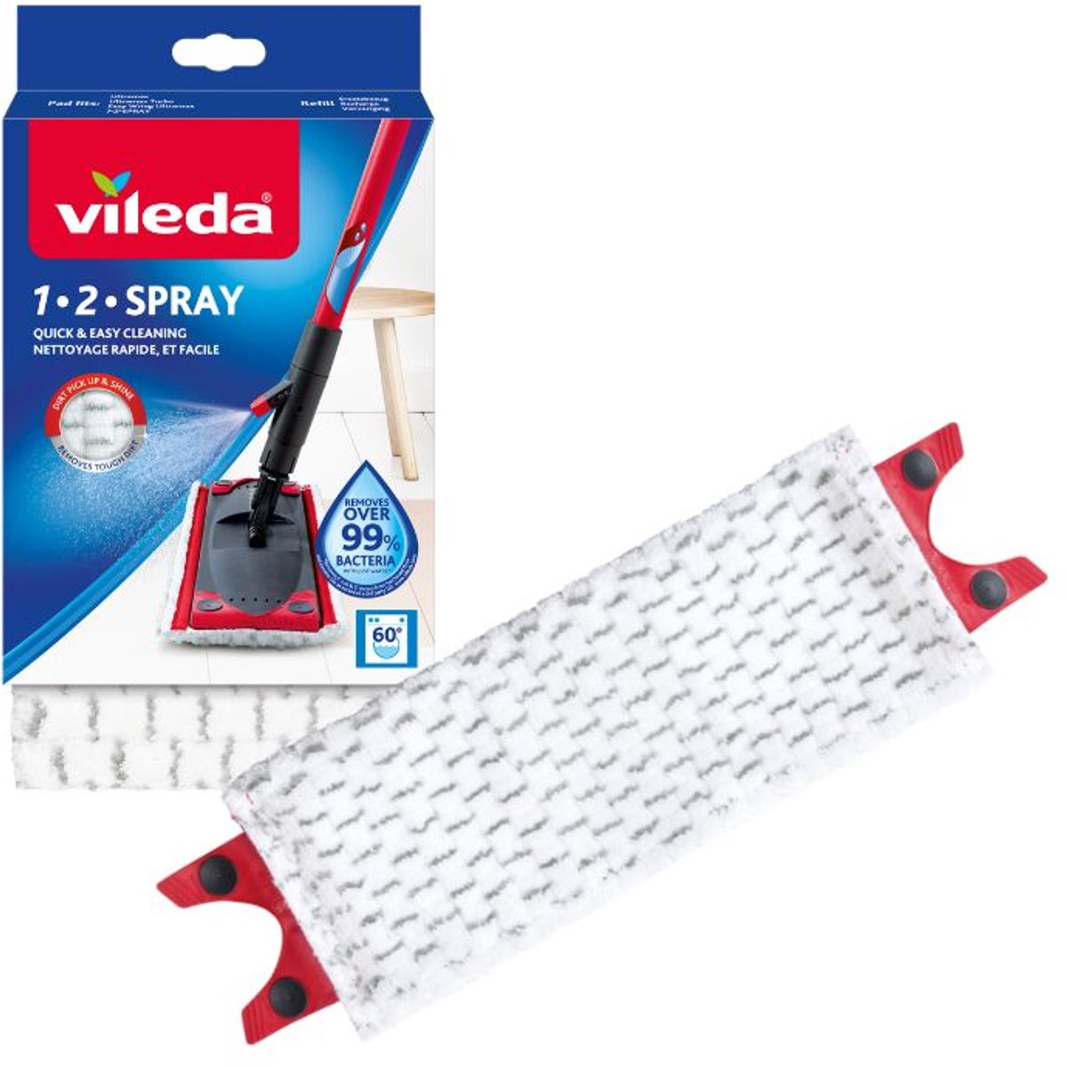 Vileda vervangingsdoek 1.2. spuiten