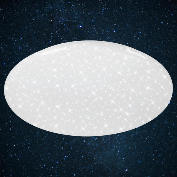 Briloner verb - plafonnière dimbaar - plafondlamp met sterdecor - incl. afstandsbediening - incl. nachtverlichting - incl. kleurtemperatuurregeling (3.000 - 6.500 kelvin) - ø 56cm - led - 50 w - 4.000 lm