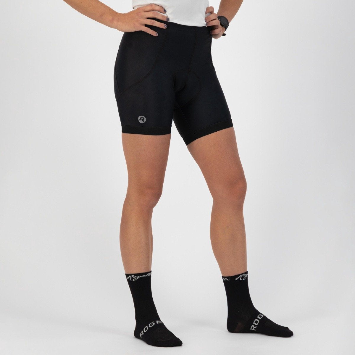 Rogelli core korte fietsbroek - dames - zwart - maat l
