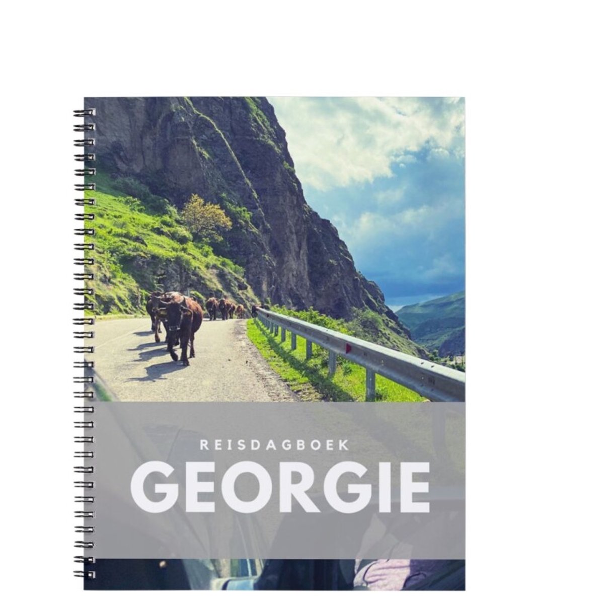 Merkloos sans marque reisdagboek georgië - schrijf je eigen reisboek