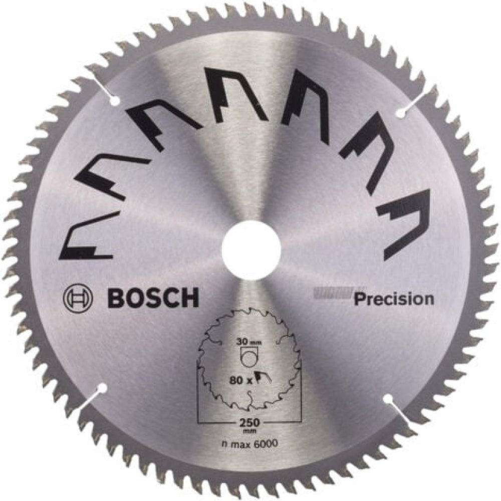 Bosch cirkelzaagblad precision 250x2x30 -,t80 (1)