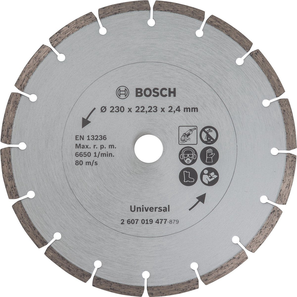 Bosch diamantschijf 230 mm