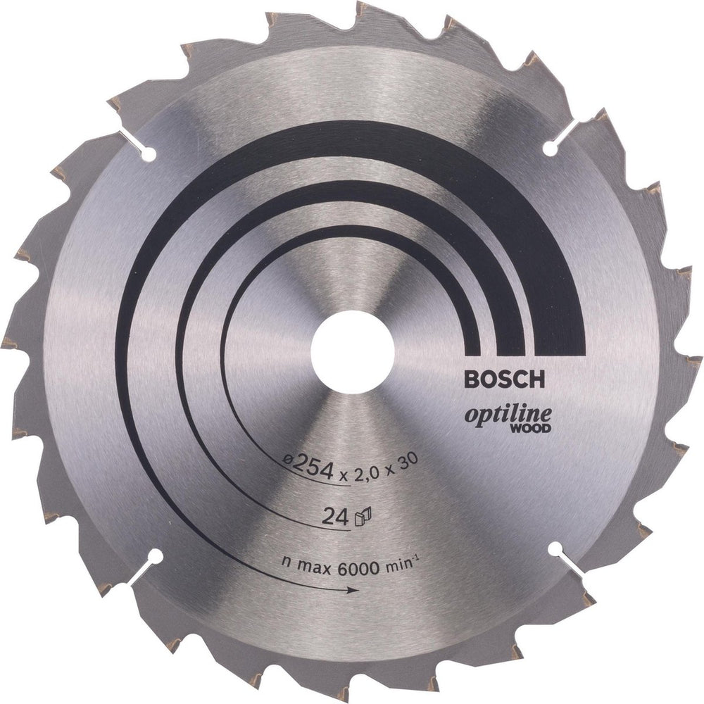 Bosch pro wood cirkelzaagblad, 254 x 2 x 30 mm