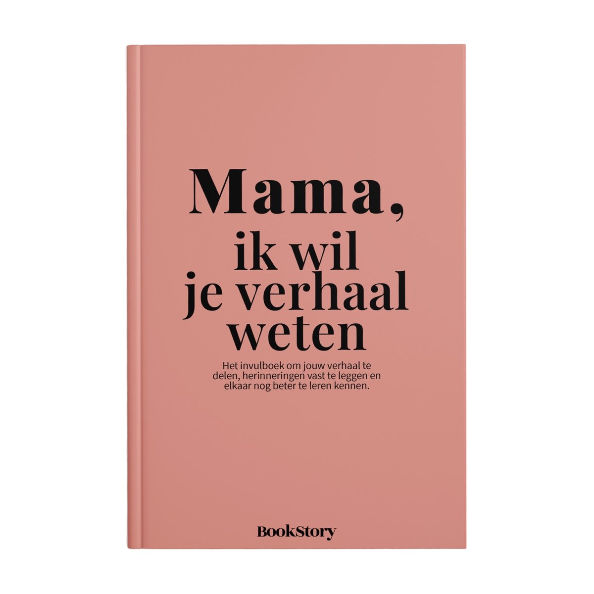 Bookstory mama, ik wil je verhaal weten – invulboek voor mama | origineel moederdag cadeau geschenk | persoonlijk invulboek volwassenen