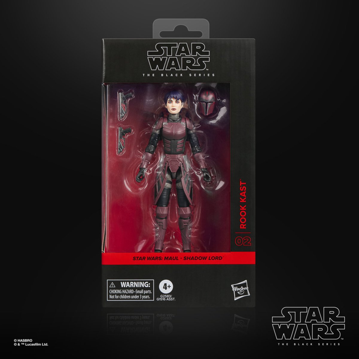 Hasbro star wars the black series rook kast uit star wars: maul - shadow lord, hoogwaardige verzamelactiefiguur van 15 cm