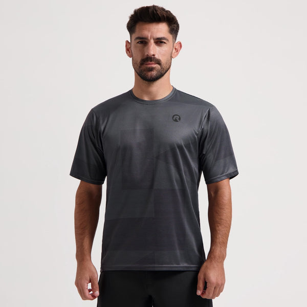 Rogelli core mountainbike shirt heren - fietsshirt - korte mouwen - grijs - advntr - maat s