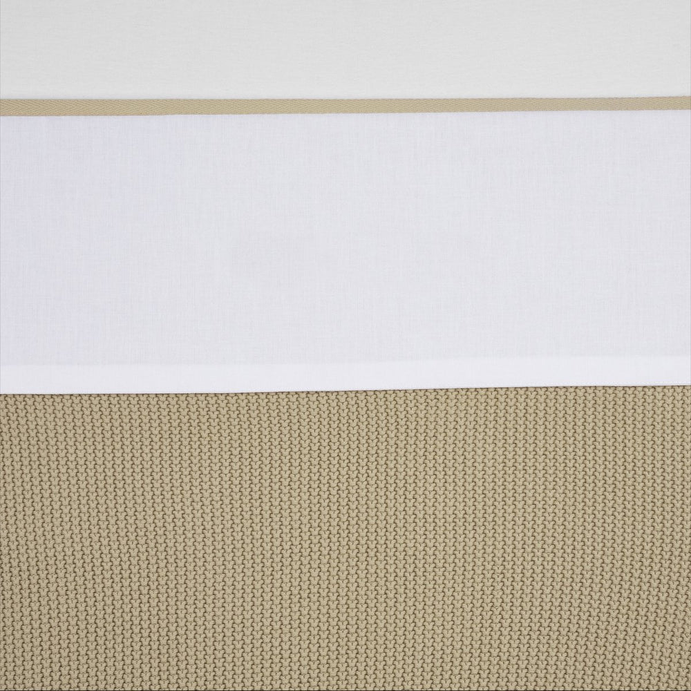 Meyco baby bies wieglaken - sand - 75x100cm - 0.3 tog