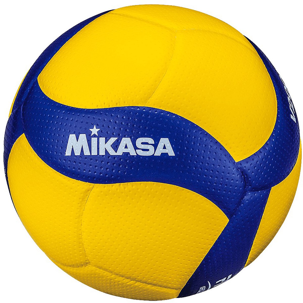 Mikasa - volleyball - v200w fivb - volleyball - unisex - microfiber - pro gameball - geel blauw - maat 5