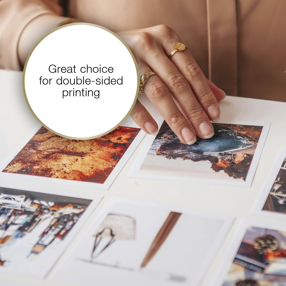 Merkloos sans marque matpapier fotografie a4 167 g m² 50 vel - ongemarkeerd