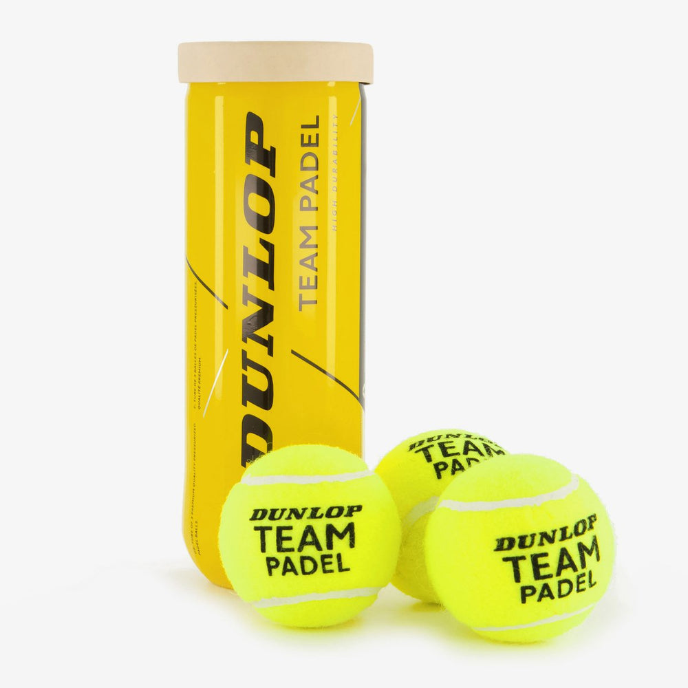 Dunlop - team padel- padelballen- 3pet- geel