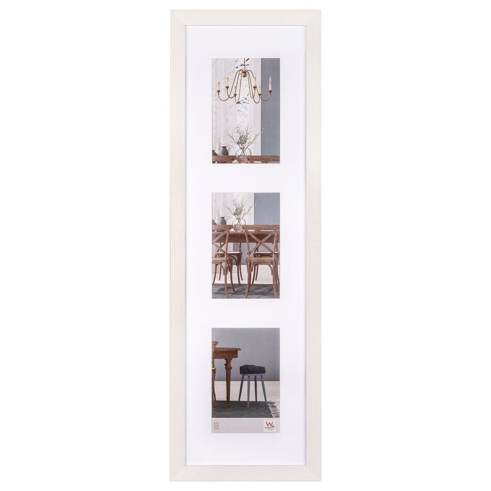 Walther fiorito - mdf houten lijst - fotoformaat 3x10x15 cm - wit