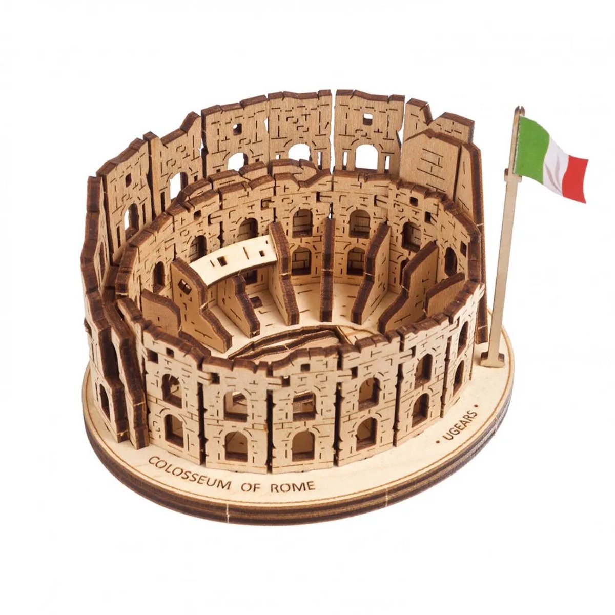 Ugears houten 3d model - colosseum