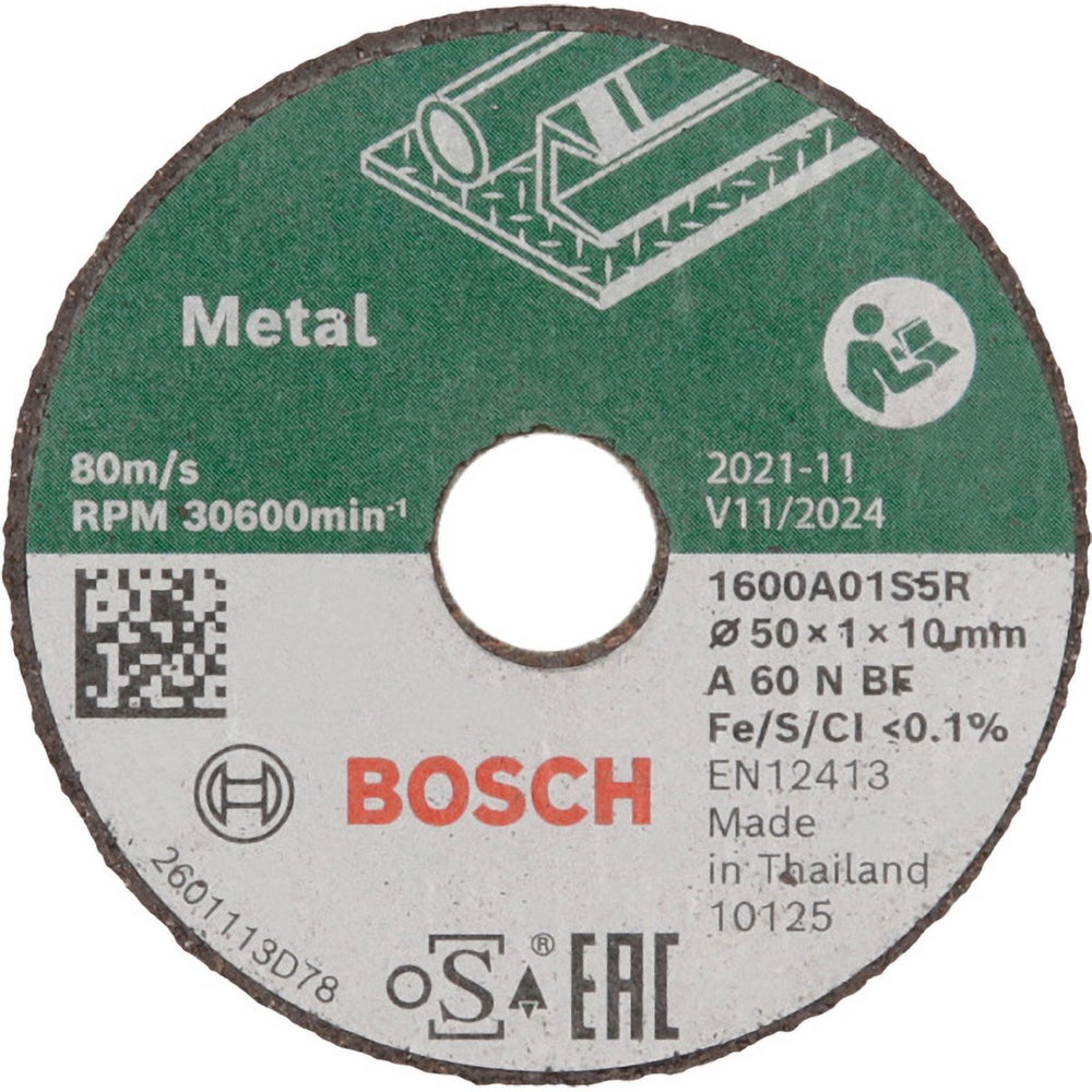 Bosch accessories expert for inox 1600a01s5y doorslijpschijf recht 50 mm 1 stuk(s)