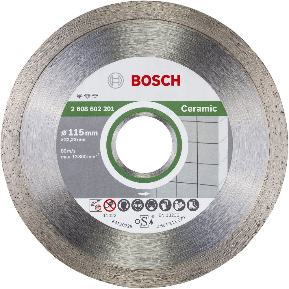 Bosch - diamantdoorslijpschijf standard for ceramic 115 x 22,23 x 1,6 x 7 mm