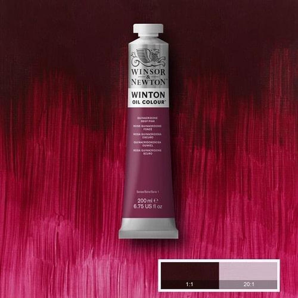 Winsor newton winton olieverf 200 ml - quinacridone dieproze 250