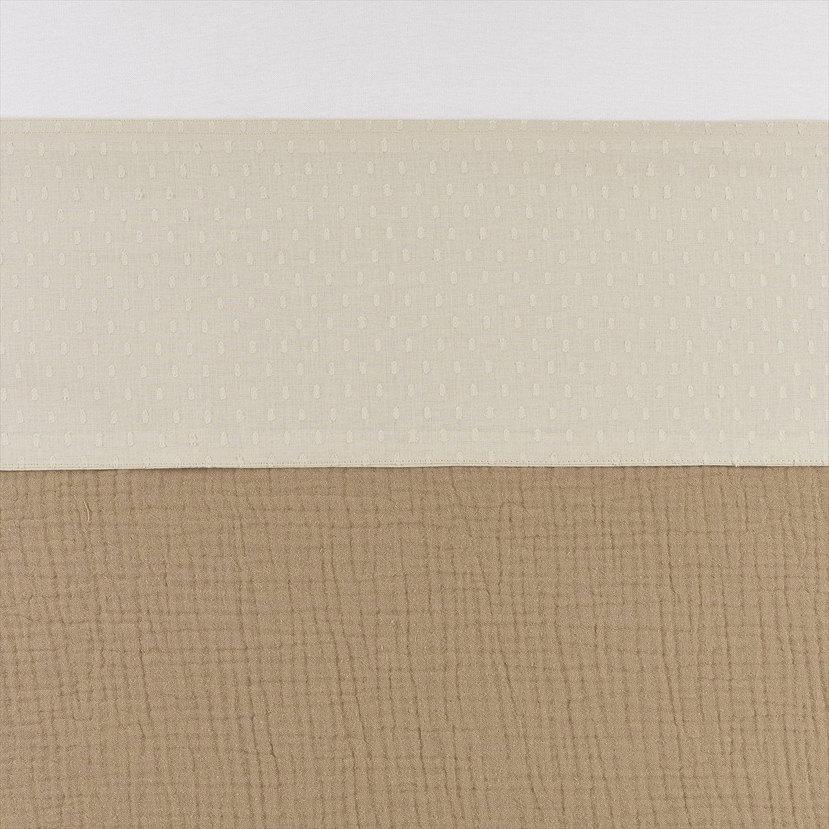 Meyco baby plume wieglaken - 75 x 100 cm - soft sand