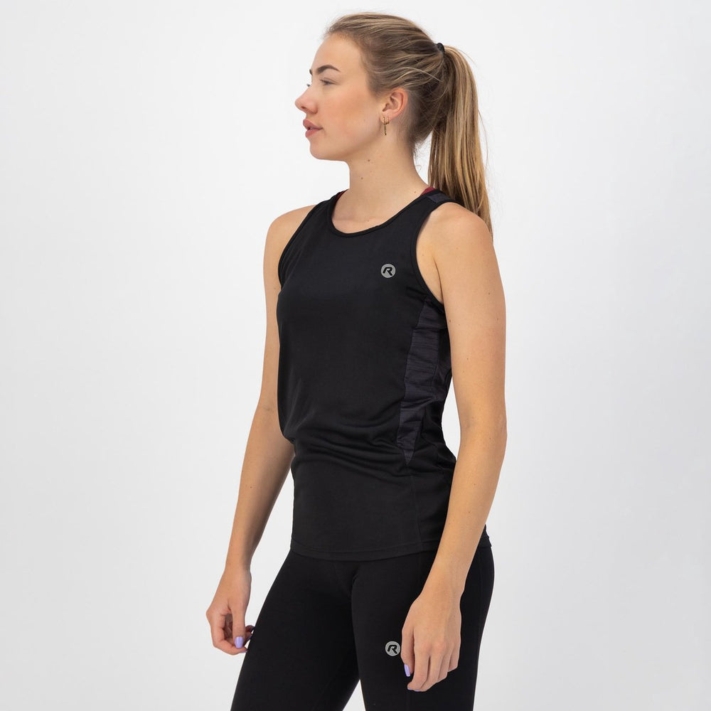 Rogelli core dames hardloopsinglet - mouwloos - zwart