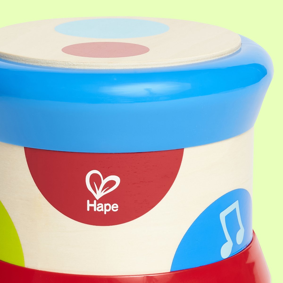 Hape baby drumstel met licht en geluid - muziekspeelgoed voor baby's vanaf 6 maanden
