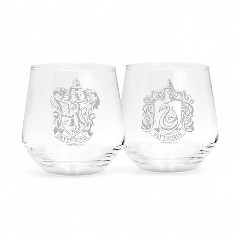 Harry potter gryffindor slytherin unisex glazenset - doorzichtig - standard