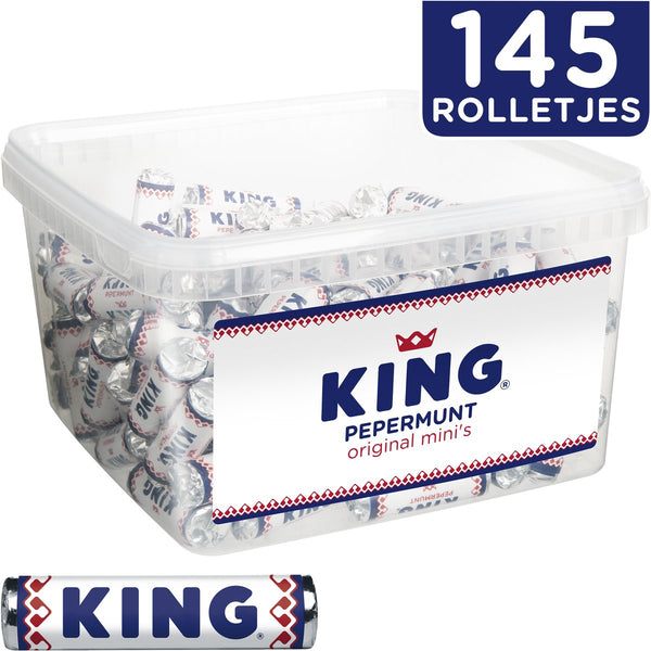 King - pepermunt original mini's - 145 stuks