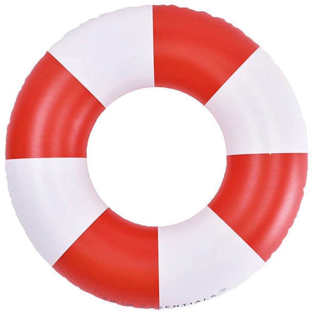 Swim essentials - zwemband - ø95 cm - rood wit - drift - kind - flamingohoofd